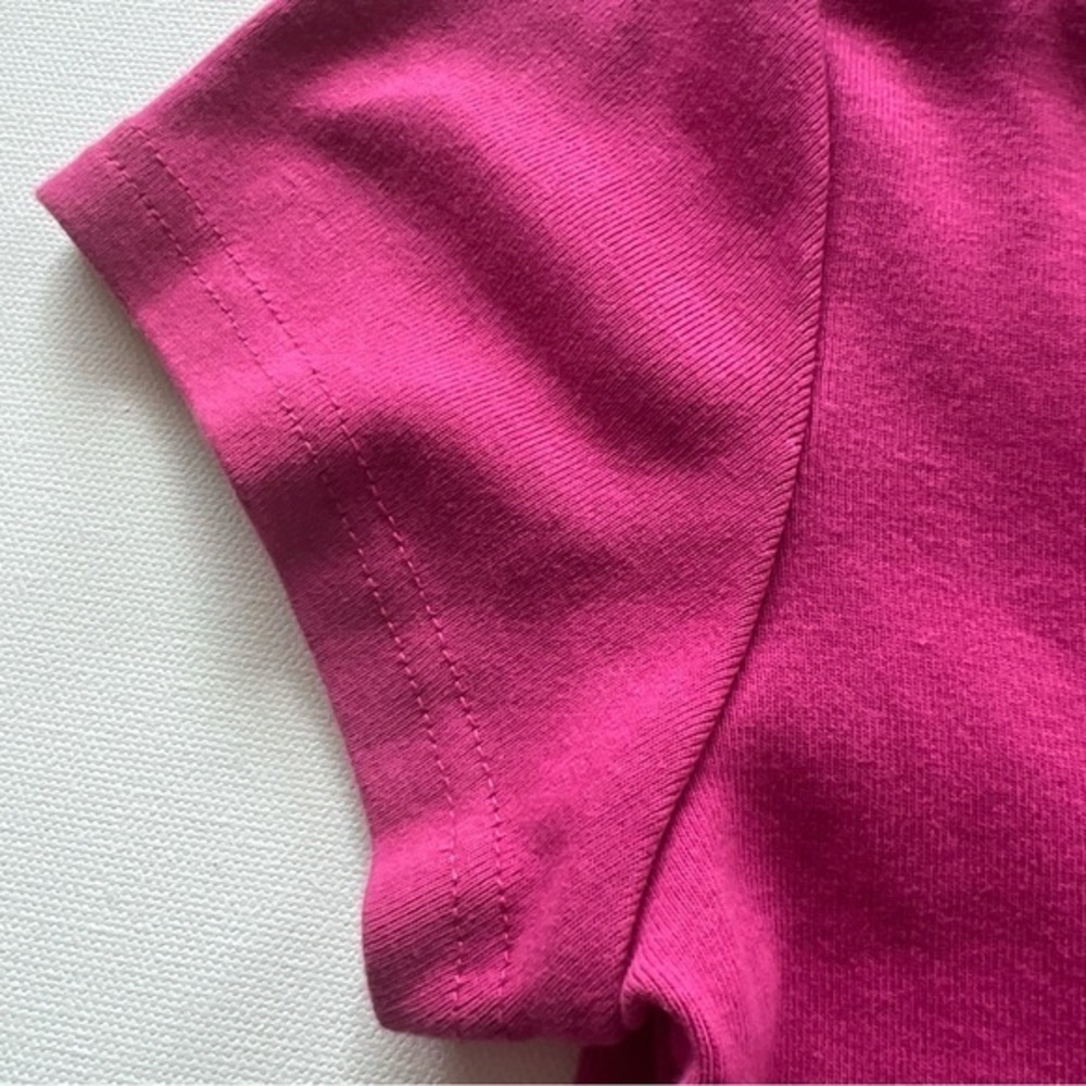 EUC Womens Pink Tommy Hilfiger V Neck T Shirt Top‎ Size Large 🔥🏌️ (R) - Picture 4 of 6